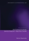Image for Basic documents on international investment protection