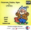 Image for Classroom Display Signs Disc for Literacy