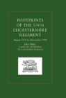 Image for Footprints of the 1/4th Leicestershire Regiment. August 1914 to November 1918