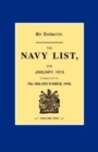 Image for NAVY LIST JANUARY 1919 (Corrected to 18th December 1918 ) Volume 2