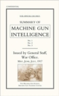 Image for Summary of Machine Gun Intelligence, Parts 1, 2, 3. May - June - July 1917.