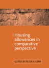Image for Housing allowances in comparative perspective