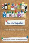 Image for Community research for participation  : from theory to method