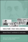 Image for Welfare and well-being: social value in public policy