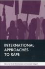 Image for International approaches to rape