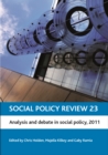 Image for Social policy review.: (Analysis and debate in social policy, 2011)