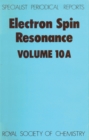 Image for Electron spin resonance.: a review of recent literature