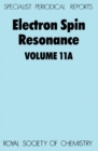 Image for Electron spin resonance.: a review of recent literature to mid-1987