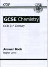 Image for GCSE Chemistry OCR 21st Century Answers (for Workbook) - Higher