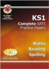 Image for KS1 Maths &amp; English SATS Practice Papers Pack (for the New Curriculum)