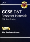 Image for GCSE Design &amp; Technology Resistant Materials OCR Revision Guide (A*-G course)
