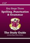 Image for Spelling, Punctuation and Grammar for KS3 - Study Guide