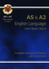 Image for AS/A2 Level English AQA B Complete Revision &amp; Practice