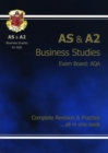 Image for AS/A2 Level Business Studies AQA Complete Revision &amp; Practice