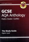 Image for GCSE Anthology AQA Poetry Study Guide (Conflict) Higher (A*-G Course)
