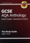 Image for GCSE AQA Anthology Poetry Study Guide (Characters &amp; Voices) Higher (A*-G Course)