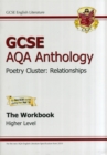 Image for GCSE AQA Anthology Poetry Workbook (Relationships) Higher (A*-G Course)