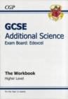 Image for GCSE Additional Science Edexcel Workbook - Higher (A*-G Course)