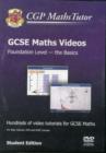 Image for Mathstutor: GCSE Maths Tutorials, Foundation Level, the Basics - DVD-ROM for PC/Mac (A*-G Resits)