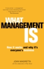 Image for What management is: how it works and why it&#39;s everyone&#39;s business