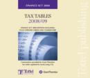 Image for Tax tables 2008/09  : Finance Act 2008 Budget edition