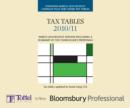 Image for Tax tables 2010/11  : March 2010 budget edition including a summary of the Chancellor&#39;s proposals