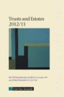 Image for Trusts and estates 2012/13