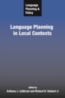 Image for Language planning and policy: language planning in local context