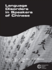 Image for Language disorders in speakers of Chinese