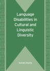 Image for Language disabilities in cultural and linguistic diversity
