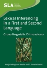 Image for Lexical inferencing in a first and second language  : cross-linguistic dimensions