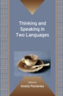 Image for Thinking and speaking in two languages