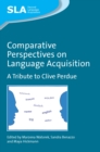 Image for Comparative perspectives on language acquisition: a tribute to Clive Perdue : 61