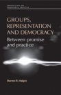 Image for Groups, Representation and Democracy: Between Promise and Practice