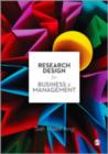 Image for Research Design for Business &amp; Management