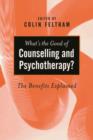 Image for What&#39;s the good of counselling &amp; psychotherapy?: the benefits explained