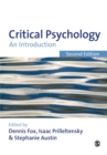 Image for Critical Psychology