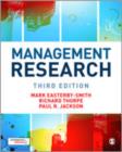 Image for Management research  : an introduction