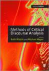 Image for Methods of critical discourse analysis