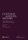 Image for CULTURAL &amp; SOCIAL HISTORY VOLUME 8 ISSUE