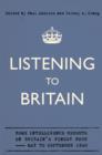 Image for Listening to Britain Home Intelligence Reports on Britains Fines