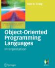 Image for Object-Oriented Programming Languages: Interpretation