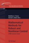 Image for Mathematical Methods for Robust and Nonlinear Control