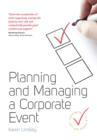 Image for Planning &amp; managing a corporate event