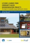 Image for Lessons learned from community-based microgeneration projects  : the impact of renewable energy capital grant schemes