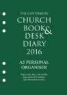 Image for The Canterbury Church Book and Desk Diary 2016 A5 personal organiser edition
