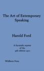 Image for The Art of Extemporary Speaking