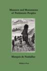 Image for Manners and Monuments of Prehistoric Peoples