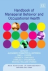 Image for Handbook of Managerial Behavior and Occupational Health