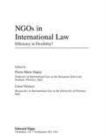 Image for NGOs in international law: efficiency in flexibility?